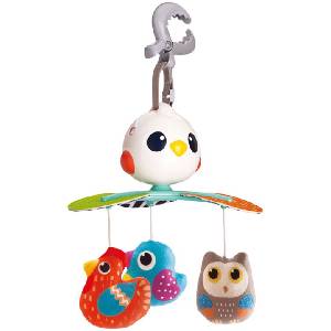 HOLA Музикална въртележка със светлини Hola Toys - Пиленца (H995A)
