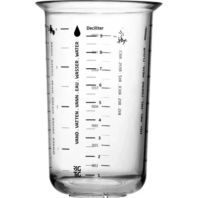 Kuchyňská odměrka MIX-IT 1 l, čirá, plast, RIG-TIG