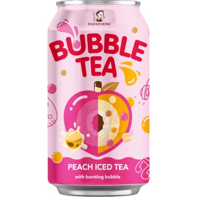 Madam Hong Bubble Tea Peach 320 ml