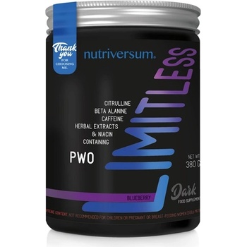 Image 1 of Nutriversum Dark Limitless, 380 Grams