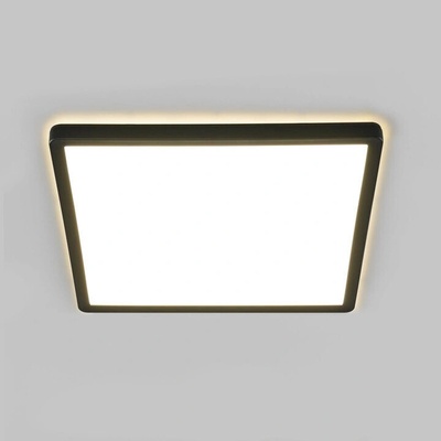 Led плафон 24w, квадрат, черен, 4000k - videx (vl-dl3s-244b)