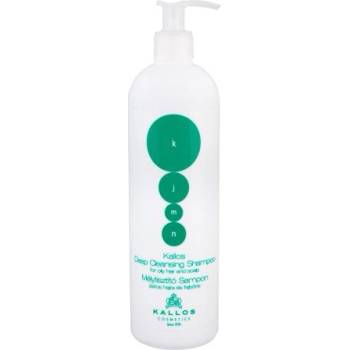 Kallos KJMN Deep Cleansing Shampoo 500 ml шампоан за мазна коса и скалп за жени