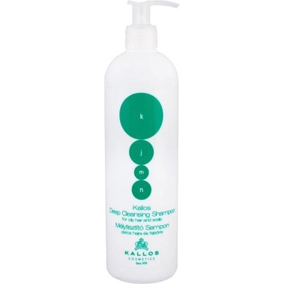 Kallos KJMN Deep Cleansing Shampoo 500 ml шампоан за мазна коса и скалп за жени