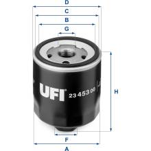 UFI Olejový filter 2345300