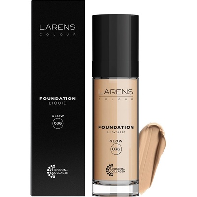 Larens Colour Liquid Foundation Glow pečující rozjasňující make-up 03 30 ml