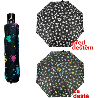 Doppler Magic Fiber Colorful dámský plně automatický deštník měnící barvu