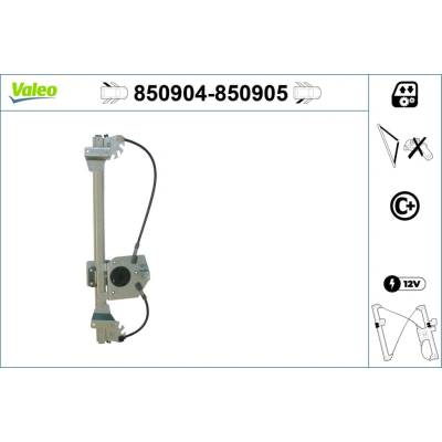 Mechanizmus zdvíhania okna VALEO 850905