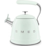 SMEG Свирещ чайник Smeg CKLW2001PG, 2.3 л, Индукция, Ненагряваща се дръжка, Стомана, Пастелно зелен (CKLW2001PG)