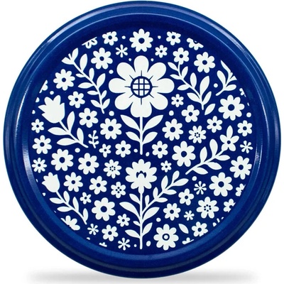 Zavařovací víčko Twist Click 82 mm 10 ks Folklor modrý – Zboží Mobilmania