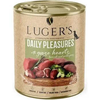 Luger’s Superfood Luger`s Dog храна за кучета с гъши сърца, 800gr