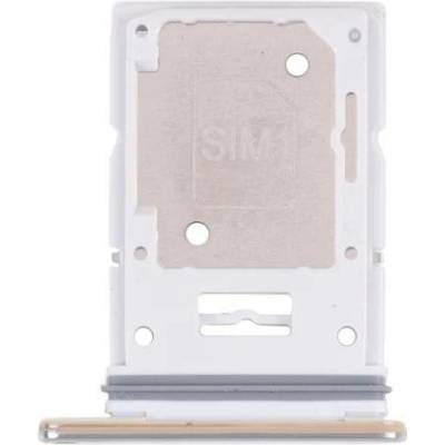 Držák (šuplík) SIM Samsung A536 Galaxy A53 5G white (silver)