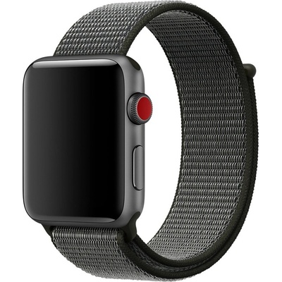 Apple Оригинална текстилна каишка за Apple Watch 42мм, 44мм, 45мм, 46мм, Ultra, Ultra 2 49мм (тъмнозелен) - Apple Dark Olive Sport Loop (разопакован продукт) (D363ZM/A)