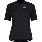 Maloja Дамска фланелка с къс ръкав за колоездене Maloja Women's ArlersteinM. Cycling jersey - Deep Black (156-3038-0113)