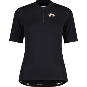 Maloja Дамска фланелка с къс ръкав за колоездене Maloja Women's ArlersteinM. Cycling jersey - Deep Black (156-3038-0113)