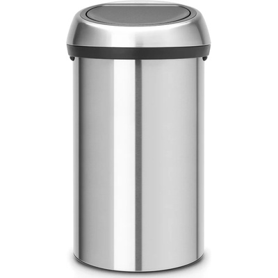 Brabantia Кош за отпадъци Brabantia - Touch Bin, 60 l, Matt Steel (647245)