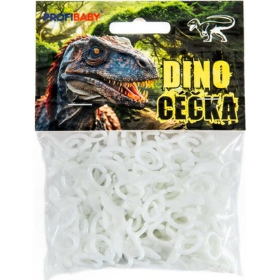 Dino céčka svítící cca 150ks plast v sáčku 11x15cm
