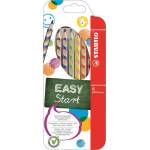 STABILO Комплект цветни моливи, триъгълни, за лява ръка, STABILO "EasyColours", 6 различни цвята (331/6)