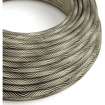 Creative Cables EMR65 3x0,75mm² černá a zlatá 1 m