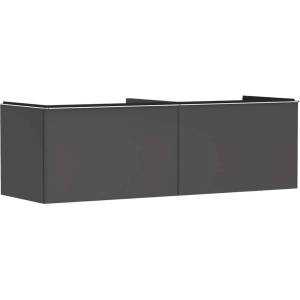Hansgrohe Xelu Q - Шкафче за умивалник, 50x156x55 см, 2 чекмеджета, матово сиво/хром 54071000 (54071000)