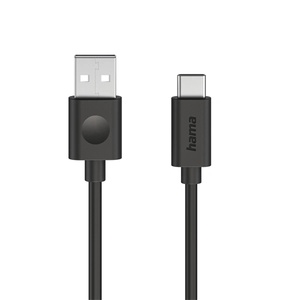 Hama 86447, КАБЕЛ ЗА ДАННИ usb 2.0 usb-a/type-c (60w) 1, 2m, ЧЕРЕН 00086447 (00086447)
