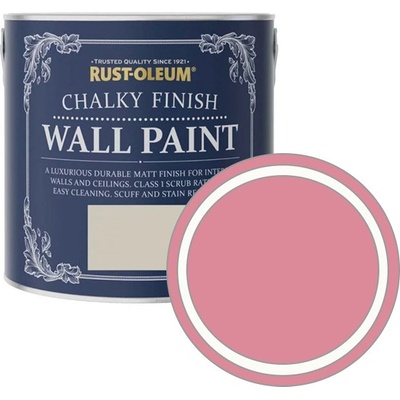 Rust Oleum Chalky Finish Wall Paint 2,5 l tmavě růžová