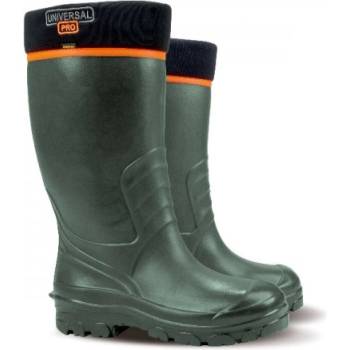 Demar Мъжки гумени работни ботуши с топла стелка NEW UNIVERSAL PRO, зелени (D0270)
