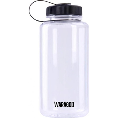 WARAGOD Широка спортна бутилка Aesir 1000 ml, прозрачна (WAR007102)