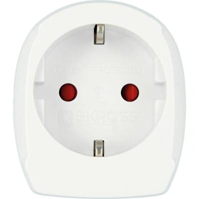 SKROSS Адаптер Skross Europe към UK, 110V-250V, 13A, Бял (1.500230-E)