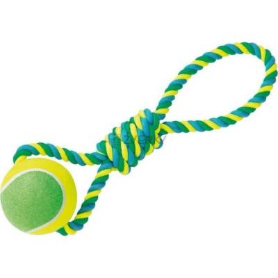 Nobby odolná lano s tenisovou loptou 12 / 50 cm