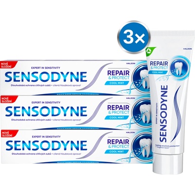 Sensodyne Repair & Protect Cool Mint 3 x 75 ml