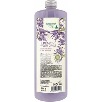 Bohemia Cosmetics Tekuté mýdlo náhradní náplň s vůní levandule 1000 ml