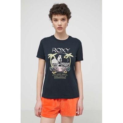 Roxy Памучна тениска Roxy в черно ERJZT05699 (ERJZT05699)
