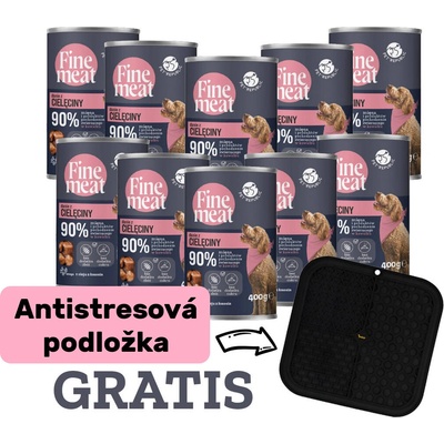 PetRepublic Fine Meat Adult teľacie jedlo 10 x 400 g