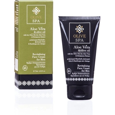 Olivespa Aloe Vera & Olive Oil Revitalising Face Cream For Men 75 ml