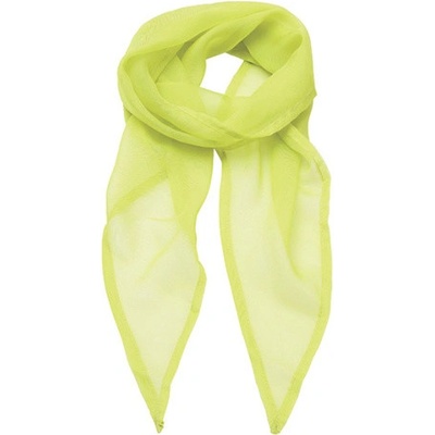 Premier Workwear dámský šifonový šátek PR740 Lime -ca. Pantone 382