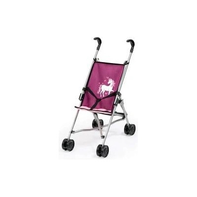 Bayer Doll Stroller Reig Purple Umbrella Unicorn
