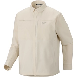 Arc'teryx Мъжка риза с копчета Arc'teryx Cronin Cotton Overshirt Shirt - Sea Salt (033-2304-0414)
