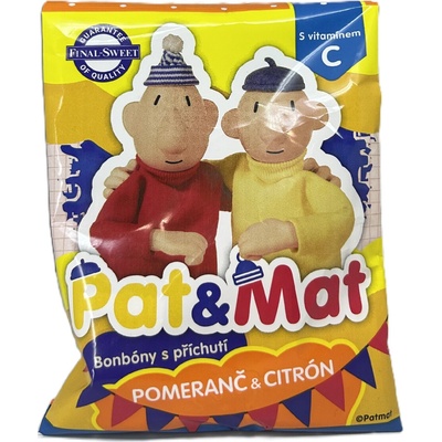 Final-Sweet Pat & Mat Pomeranč & Citrón 65 g