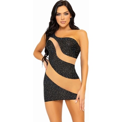 Černé minišaty Evening Star – Zboží Dáma