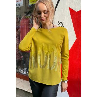 Vero Moda mikina hořčicová
