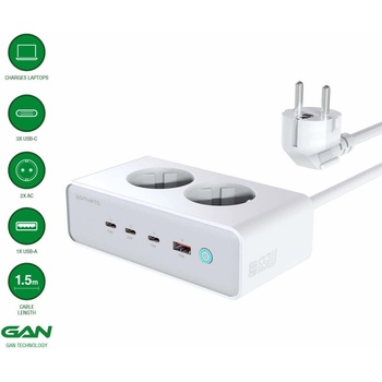 4SMARTS 2 Plug + 4 USB 1,5 m (540065)