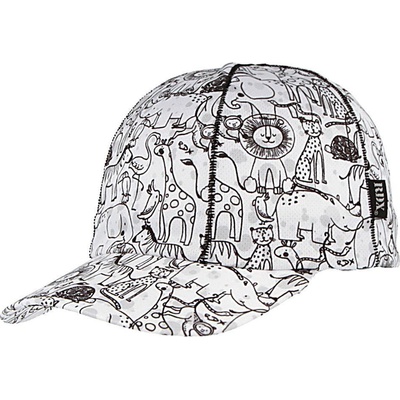 RDX Funkční kšiltovka s UV filtrem Coolmax ZOO bílo černá – Zboží Dáma