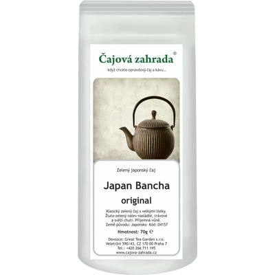 Čajová zahrada Japan Bancha zelený čaj zelený čaj 70 g