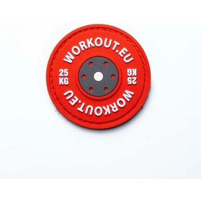 Workout Bumper 25 kg - nášivka se suchým zipem