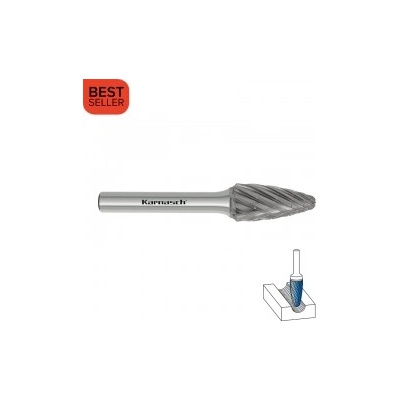 Karnasch Борфреза F (RBF) Ø 10, 0 x 20, 0 (Ø 6, 0) | 65mm HP-3 PRO BESTSELLER (114095030)