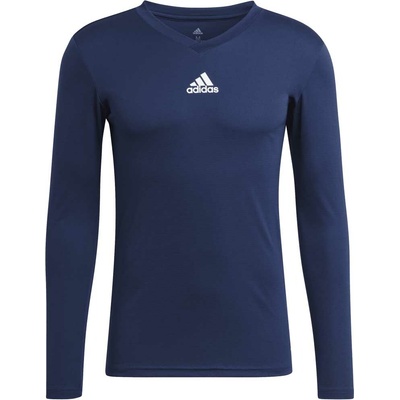 adidas Pánske futbalové tričko TEAM BASE TEE tmavo modrá biela