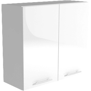 Bogdan Furniture Europe Горен шкаф В60/72, бял гланц - memo