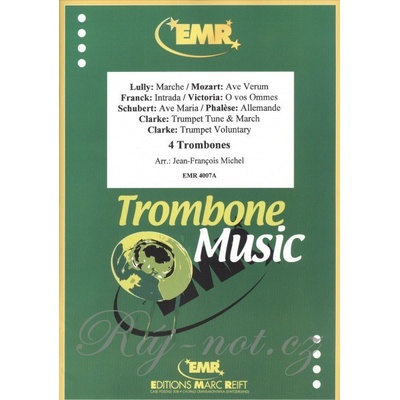 TROMBONE MUSIC QUARTETT ALBUM / 4 trombóny pozúny