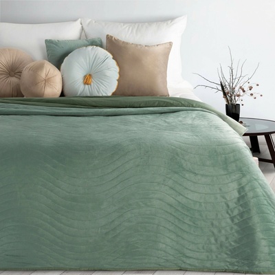 Design 91 PREHOZ NA POSTEĽ LUIZ10 200X220 CM ZELENÝ