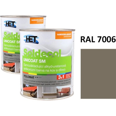Soldecol UNICOAT SM 0,75L RAL 7006